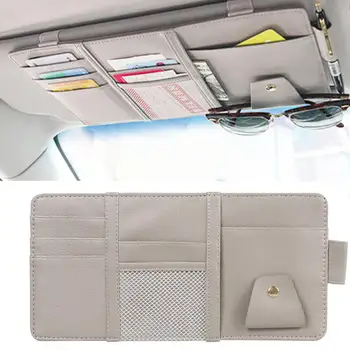 New Multifunction PU Car Sun Visor Storage Bag Auto Glasses Ticket Documents Folder Mobile Phone Organizer
New Multifunction PU Car Sun Visor Storage Bag Auto Glasses Ticket Documents Folder Mobile Phone Organizer