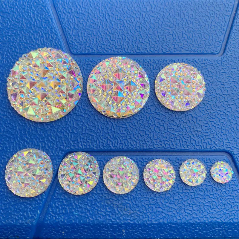 8mm&10mm&12mm&14mm&16mm&18mm&20mm&25mm&30mm AB Resin Flatback Rhinestones Round Crystal Stones Strass for DIY Crafts
8mm&10mm&12mm&14mm&16mm&18mm&20mm&25mm&30mm AB Resin Flatback Rhinestones Round Crystal Stones Strass for DIY Crafts