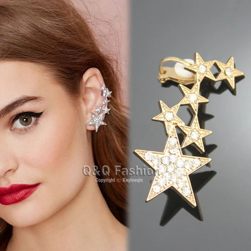 Blogger Fav Shooting Star Crystal Inlay Ear Cuff Clip Stud Wrap Earrite Earring Jewelry 2018 New
Blogger Fav Shooting Star Crystal Inlay Ear Cuff Clip Stud Wrap Earrite Earring Jewelry 2018 New