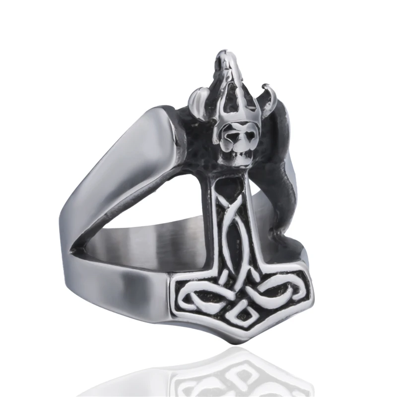 Men Stainless Steel Ring Skull Viking Mjolnir Magick Thor's Hammer Wholesale Jewelry Plus Size 7-15
Men Stainless Steel Ring Skull Viking Mjolnir Magick Thor's Hammer Wholesale Jewelry Plus Size 7-15