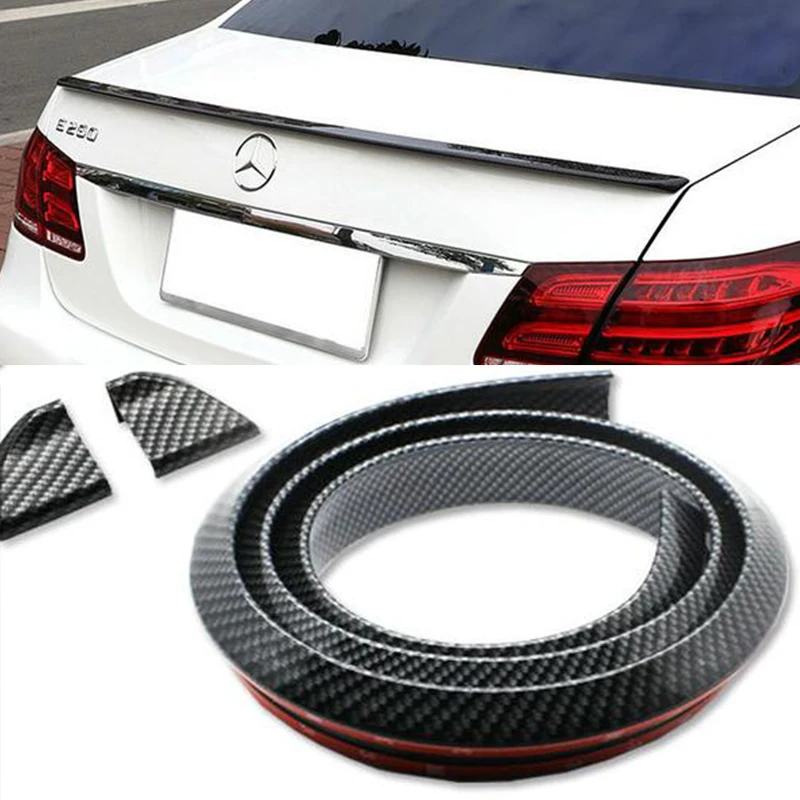 Universal 1.5 Meters Rubber Carbon Fiber Trunk Spoiler or Roof Wing Spoiler Trim for Audi BMW Volkswagen Benz Volvo Sedan
Universal 1.5 Meters Rubber Carbon Fiber Trunk Spoiler or Roof Wing Spoiler Trim for Audi BMW Volkswagen Benz Volvo Sedan