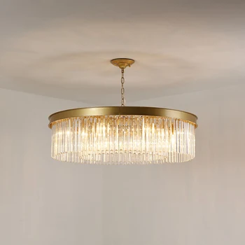American Retro RH gold modern glass crystal Led Chandelier light fixture gold metal glass pendant chandelier hanging light lamp
American Retro RH gold modern glass crystal Led Chandelier light fixture gold metal glass pendant chandelier hanging light lamp