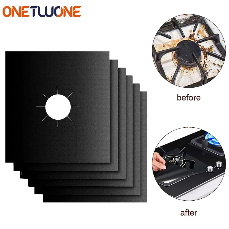 4pcs/set Gas Stove Protectors Cover Non-stick Reusable Top Hob Stovetop Liners Gas Range Protectors Pad Kitchen Accessories
4pcs/set Gas Stove Protectors Cover Non-stick Reusable Top Hob Stovetop Liners Gas Range Protectors Pad Kitchen Accessories