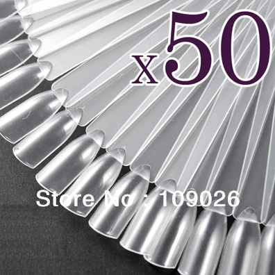 50tips/Set Clear Nail Art Tips Display Practice Fan Nail Polish Swatches/Nail Color Sample Nail Art Tools Practice Equipment
50tips/Set Clear Nail Art Tips Display Practice Fan Nail Polish Swatches/Nail Color Sample Nail Art Tools Practice Equipment