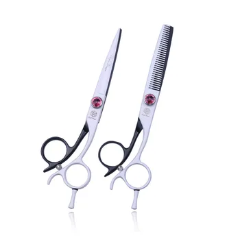 6 inch Pro Hairdressing High Quality Personality Black and White Scissors Set Cutting+Thinning Barber Shears Curved Handle
6 inch Pro Hairdressing High Quality Personality Black and White Scissors Set Cutting+Thinning Barber Shears Curved Handle