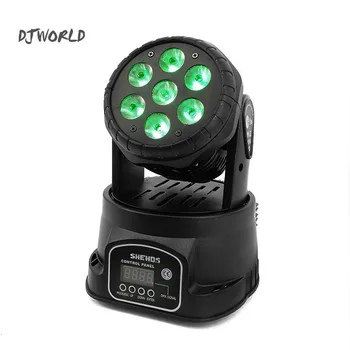 Djworld Fast Shiping LED Mini 7X18w Wash Light RGBWA+UV 6in1 Moving Heads DMX stage light stroboscope DJ Nightclub Party Concert
Djworld Fast Shiping LED Mini 7X18w Wash Light RGBWA+UV 6in1 Moving Heads DMX stage light stroboscope DJ Nightclub Party Concert