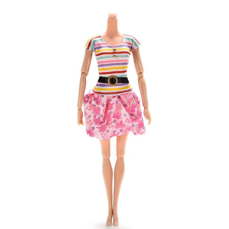 1 pcs new Dresses for Barbies Printed Tutu Striped Top Skirt Doll Clothes Accessories Best Christmas Gifts for Kids
1 pcs new Dresses for Barbies Printed Tutu Striped Top Skirt Doll Clothes Accessories Best Christmas Gifts for Kids