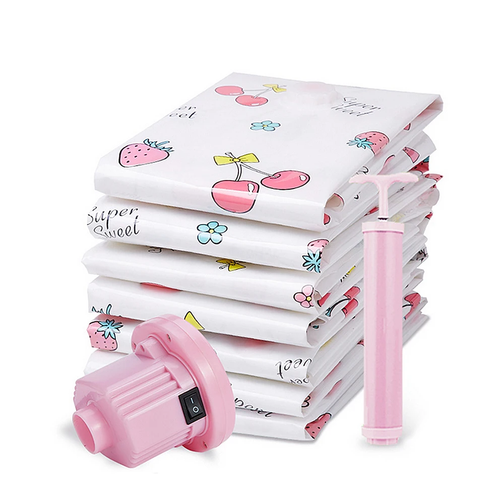 Vacuum Bag For Clothes with Pump Vacuum Compression Bag Cloth Storage Space Saving Closet Organizer Travel Seal Vacuum Bags
Vacuum Bag For Clothes with Pump Vacuum Compression Bag Cloth Storage Space Saving Closet Organizer Travel Seal Vacuum Bags