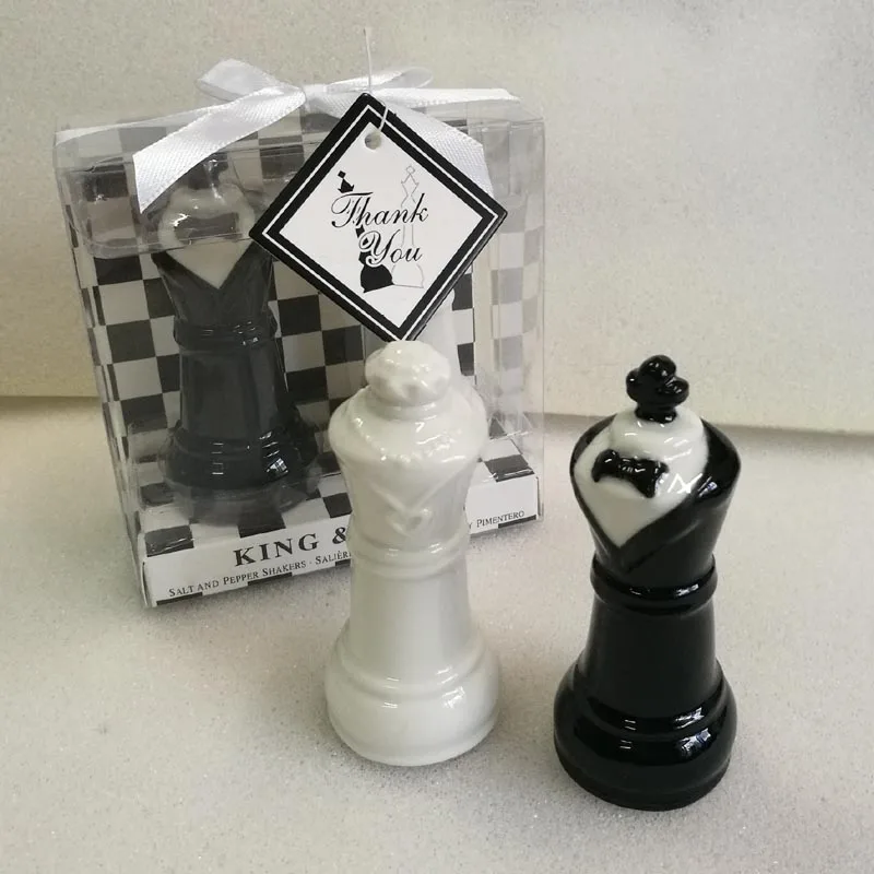 50sets/lot wedding souvenirs return gifts guest Ceramic King and Queen Bride and Groom Chess Salt and Pepper Shaker
50sets/lot wedding souvenirs return gifts guest Ceramic King and Queen Bride and Groom Chess Salt and Pepper Shaker