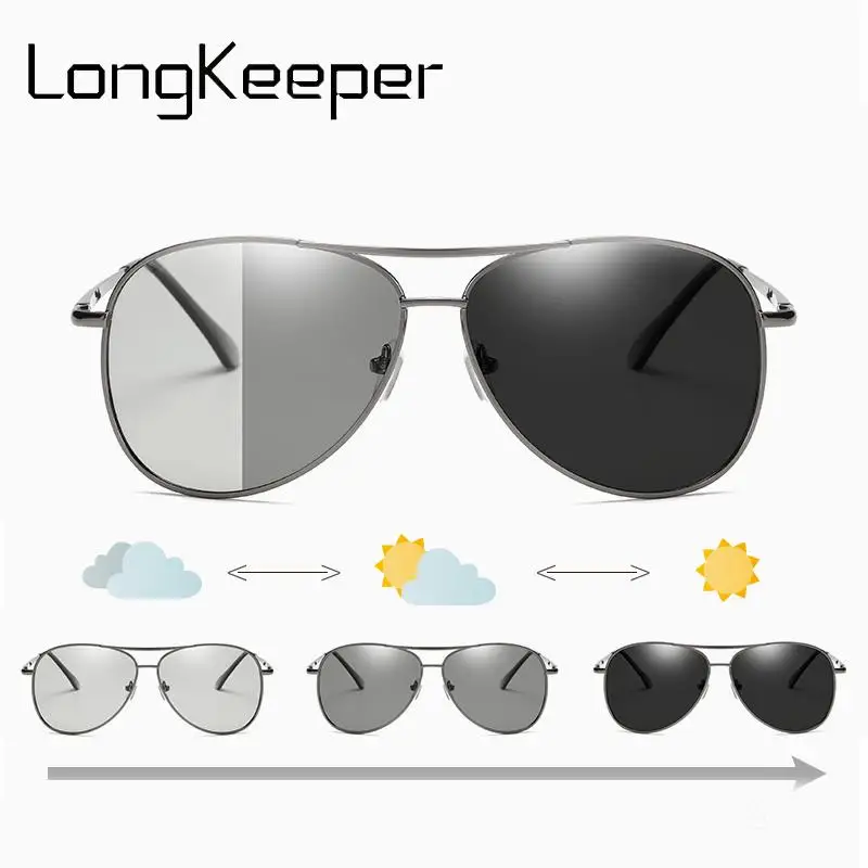 LongKeeper Men Photochromic Sunglasses Polarized Sun Glasses Women Classic Brand Driving Goggles For Male Oculos de sol UV400
LongKeeper Men Photochromic Sunglasses Polarized Sun Glasses Women Classic Brand Driving Goggles For Male Oculos de sol UV400