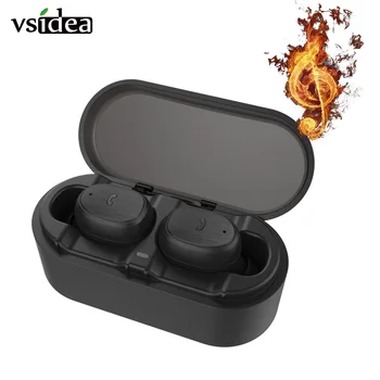 V-1 Bluetooth 5.0 Waterproof MINI TWS Earphones Wireless Stereo Earbuds with Charger Long Playing Time For iPhone Samsung HUAWEI
V-1 Bluetooth 5.0 Waterproof MINI TWS Earphones Wireless Stereo Earbuds with Charger Long Playing Time For iPhone Samsung HUAWEI