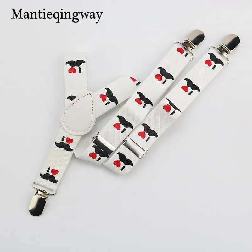 Mantieqingway/подтяжки для детей с рисунком бороды вечерние подтяжки мальчиков и