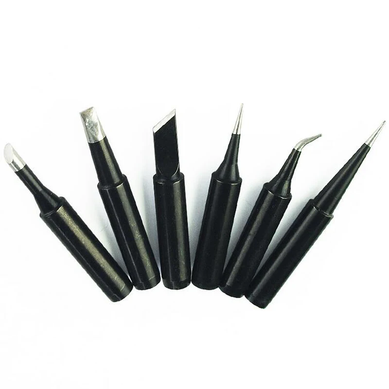 BLACK Lead-Free Soldering Solder Iron Tips 900M-T for Hakko 936 fx 888D SAIKE 909D 852 CXG 936d Soldering Repair Station
BLACK Lead-Free Soldering Solder Iron Tips 900M-T for Hakko 936 fx 888D SAIKE 909D 852 CXG 936d Soldering Repair Station