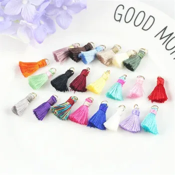 10pcs/lot 15mm multi small silk tassel for earrings bracelet jewelry making diy accessories mini tassels with gold jump ring
10pcs/lot 15mm multi small silk tassel for earrings bracelet jewelry making diy accessories mini tassels with gold jump ring