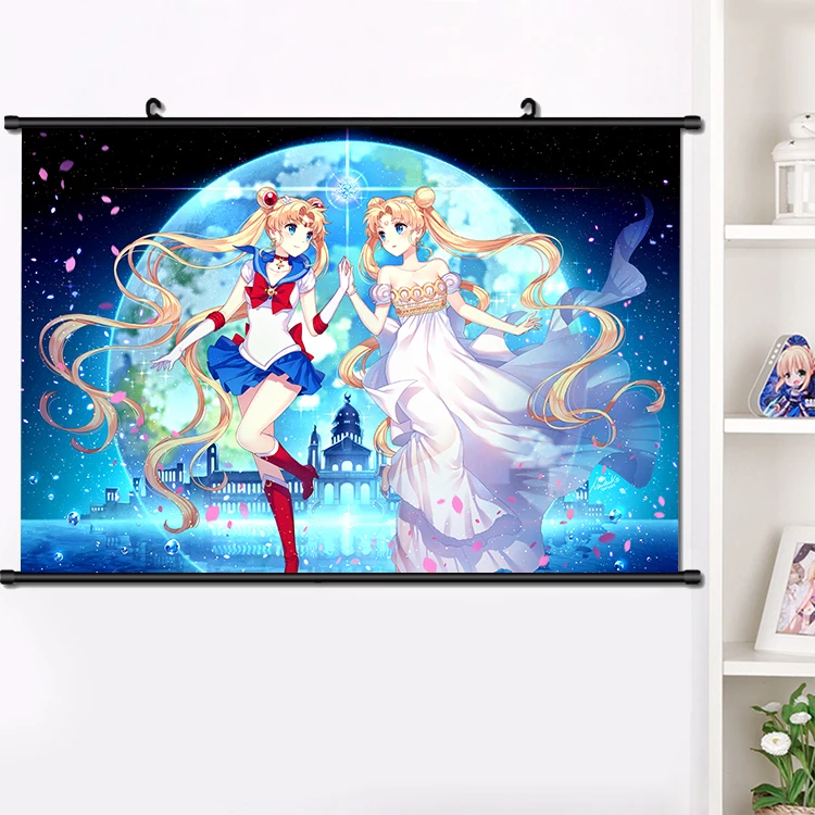 Anime Sailor Moon Chibiusa Luna Mizuno Ami Wall Scroll Mural Poster Wall Hang Poster Otaku Home Art Decor 40*60cm
Anime Sailor Moon Chibiusa Luna Mizuno Ami Wall Scroll Mural Poster Wall Hang Poster Otaku Home Art Decor 40*60cm