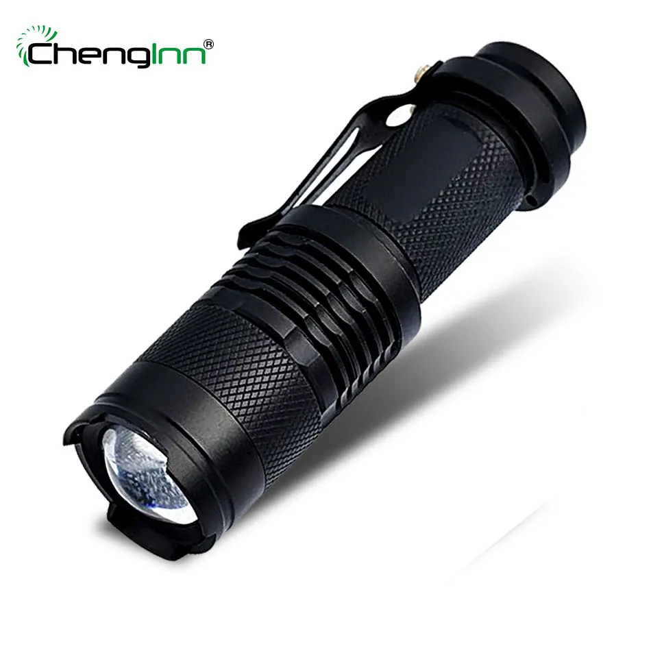 Mini Portable Flashlight LED Torch Zoomable 3 Mode CREE Q5 LED Flashlight Lamp Lanterna 1* 14500 Battery Hunting Camping Light
Mini Portable Flashlight LED Torch Zoomable 3 Mode CREE Q5 LED Flashlight Lamp Lanterna 1* 14500 Battery Hunting Camping Light