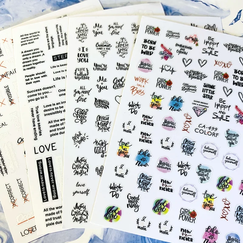 Newest CA-499-500 English alphabet universe3d nail art sticker nail decal stamping export japan designs rhinestones decorations
Newest CA-499-500 English alphabet universe3d nail art sticker nail decal stamping export japan designs rhinestones decorations