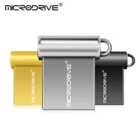 Super Mini Usb Flash Drive Metal 128GB 64GB flash drive USB 2.0 pendrive 32GB 16GB 8GB waterproof pen drive celular flash disk image