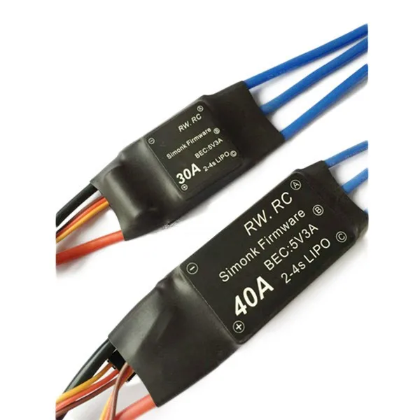 Simonk 30A/40A 2-4S Brushless ESC Speed Control for Multicopter Simonk 30A/40A 2-4S Brushless ESC Speed Control for Multicopter<br><br>Aliexpress