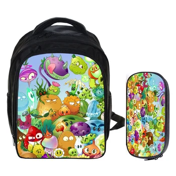 13 Inch Plants vs Zombies Kids Backpack Kindergarten School Bag Children Backpacks Girls Boys Mochila Pencil Bag Sets
13 Inch Plants vs Zombies Kids Backpack Kindergarten School Bag Children Backpacks Girls Boys Mochila Pencil Bag Sets