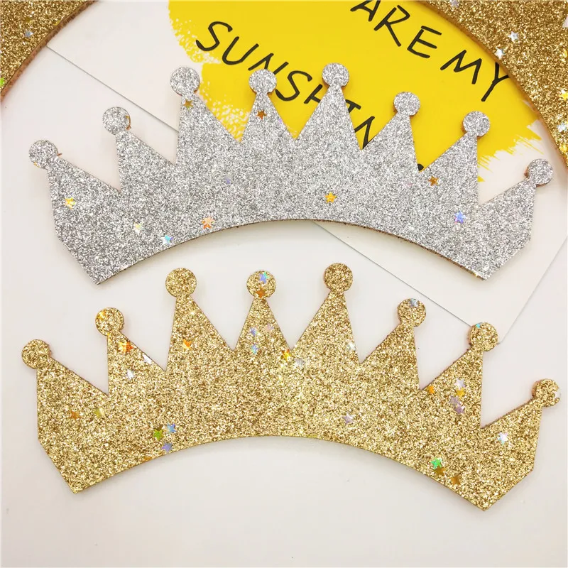 6pcs/lot Glitter Paillette Padded Crown Appliques For Clothes Sewing Supplies DIY Craft Decoration
6pcs/lot Glitter Paillette Padded Crown Appliques For Clothes Sewing Supplies DIY Craft Decoration
