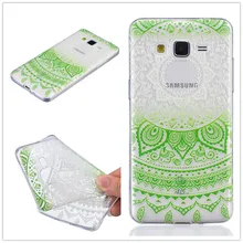 Ultra-thin Transparent Hollow Retro Vintage Flower Soft TPU Mobile Phone Case For Samsung Galaxy Grand Prime G530 Back Cover