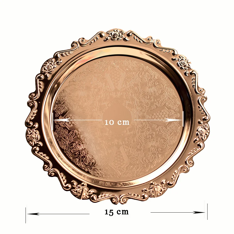 15 cm European Style relief metal plated with silver mini/small dessert/cake/snack Tray dish Fruit Plate party Collection
15 cm European Style relief metal plated with silver mini/small dessert/cake/snack Tray dish Fruit Plate party Collection