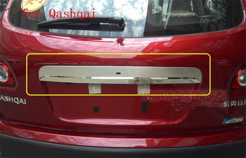 high quality stainless steel Rear Trunk Lid Trim Cover Fit For Nissan Qashqai Dualis 2008-2015 Car Styling
high quality stainless steel Rear Trunk Lid Trim Cover Fit For Nissan Qashqai Dualis 2008-2015 Car Styling