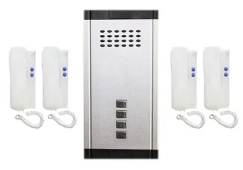 XinSiLu Direct Press Key Audio Door Phone for 4 apartments, 2-wired audio intercom system
XinSiLu Direct Press Key Audio Door Phone for 4 apartments, 2-wired audio intercom system