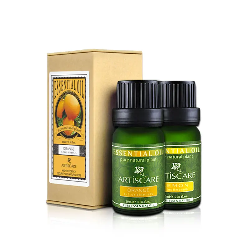Pure Orange Essential Oil & Lemon Essential Oil