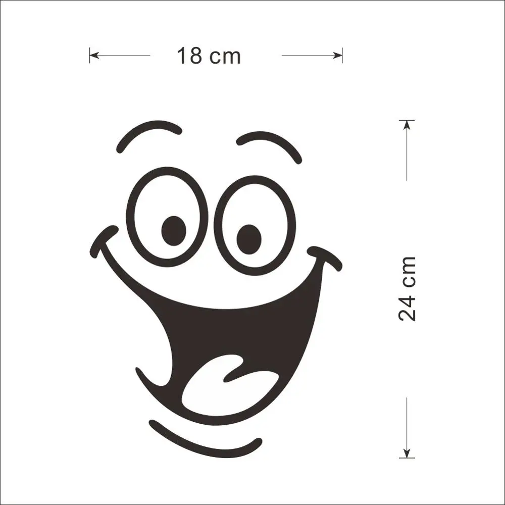 Creative Cute Smile face Wall Stickers Toilet Home Decoration Waterproof Wall Decals Toilet Sticker Decorative Poster Home Decor 
Creative Cute Smile face Wall Stickers Toilet Home Decoration Waterproof Wall Decals Toilet Sticker Decorative Poster Home Decor