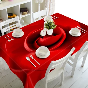 Customizable Tablecloth 3D Red Rose Dustproof Washable Cloth Thicken Rectangular and Round Table Cloth Textile for Wedding
Customizable Tablecloth 3D Red Rose Dustproof Washable Cloth Thicken Rectangular and Round Table Cloth Textile for Wedding