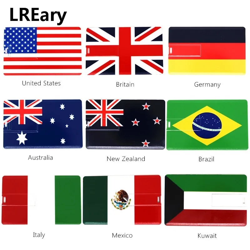 Credit card Pendrive national flag pattern USB flash drive 16GB 32GB U disk 64GB memory stick 4GB 8GB pen drive USA/Brazil
Credit card Pendrive national flag pattern USB flash drive 16GB 32GB U disk 64GB memory stick 4GB 8GB pen drive USA/Brazil