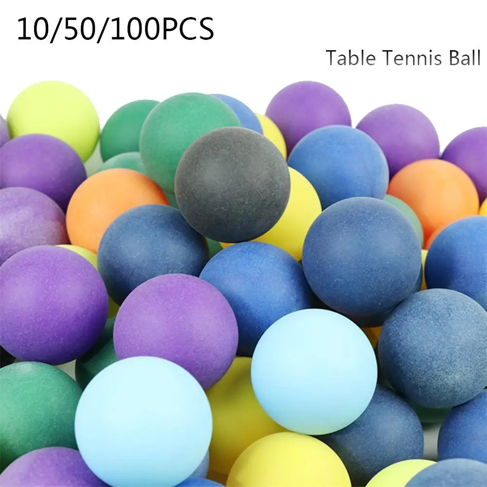 10/50/100 Pcs/Pack Colorful Frosted ABS Ping Pong Balls 40+mm 2.8g for Training Table Tennis Balls Machine Random Colors
10/50/100 Pcs/Pack Colorful Frosted ABS Ping Pong Balls 40+mm 2.8g for Training Table Tennis Balls Machine Random Colors
