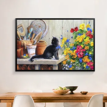 CAMMITEVER Diamond Embroidery 5D DIY Diamond Painting Cute Black Cat Diamond Painting Cross Stitch Rhinestone Decoration
CAMMITEVER Diamond Embroidery 5D DIY Diamond Painting Cute Black Cat Diamond Painting Cross Stitch Rhinestone Decoration