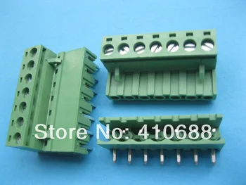 60 Pcs Angle 7 way/pin Pitch 5.08mm Screw Terminal Block Connector Pluggable Type Green 2EDCK-2EDCR-5.08
60 Pcs Angle 7 way/pin Pitch 5.08mm Screw Terminal Block Connector Pluggable Type Green 2EDCK-2EDCR-5.08