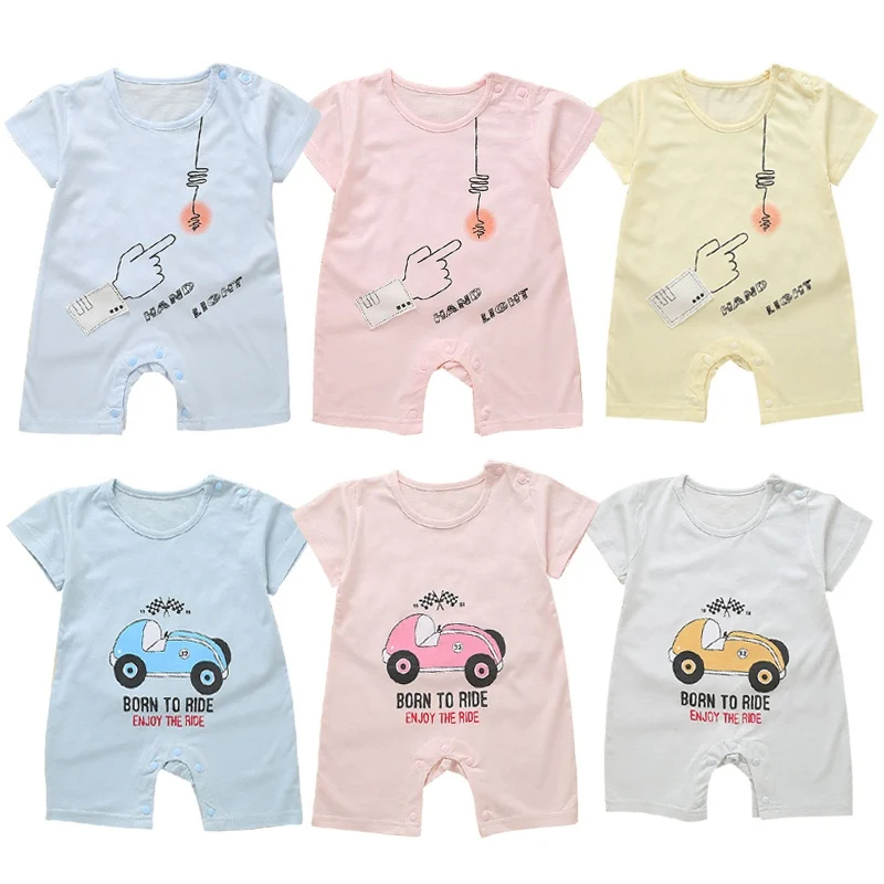 2018 Summer Hot Sale Baby Casual Jumpsuit Infant Kids Breathable Short-sleeved Bodysuit Newborn Newly Fashion Outfits For 0-2T
2018 Summer Hot Sale Baby Casual Jumpsuit Infant Kids Breathable Short-sleeved Bodysuit Newborn Newly Fashion Outfits For 0-2T