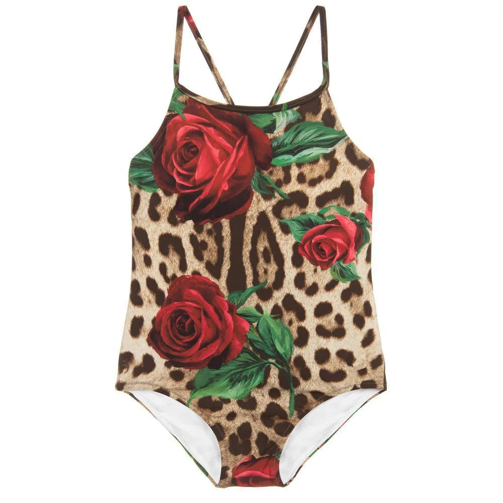 2019 New Summer Kids Red Rose Leopard Swimwear Baby Girls Flower Bikini Swimwear Rose Pattern One-Piece Swimsuit Swimming Wears
2019 New Summer Kids Red Rose Leopard Swimwear Baby Girls Flower Bikini Swimwear Rose Pattern One-Piece Swimsuit Swimming Wears