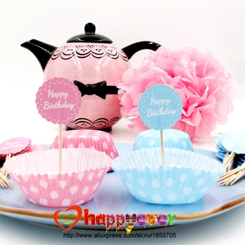 Standard 2 inch 48pcs Cupcake Paper plus 48pcs Toppers Baking Cup Liners Muffin Holder for Kids Happy Birthday Party Boy Girl
Standard 2 inch 48pcs Cupcake Paper plus 48pcs Toppers Baking Cup Liners Muffin Holder for Kids Happy Birthday Party Boy Girl