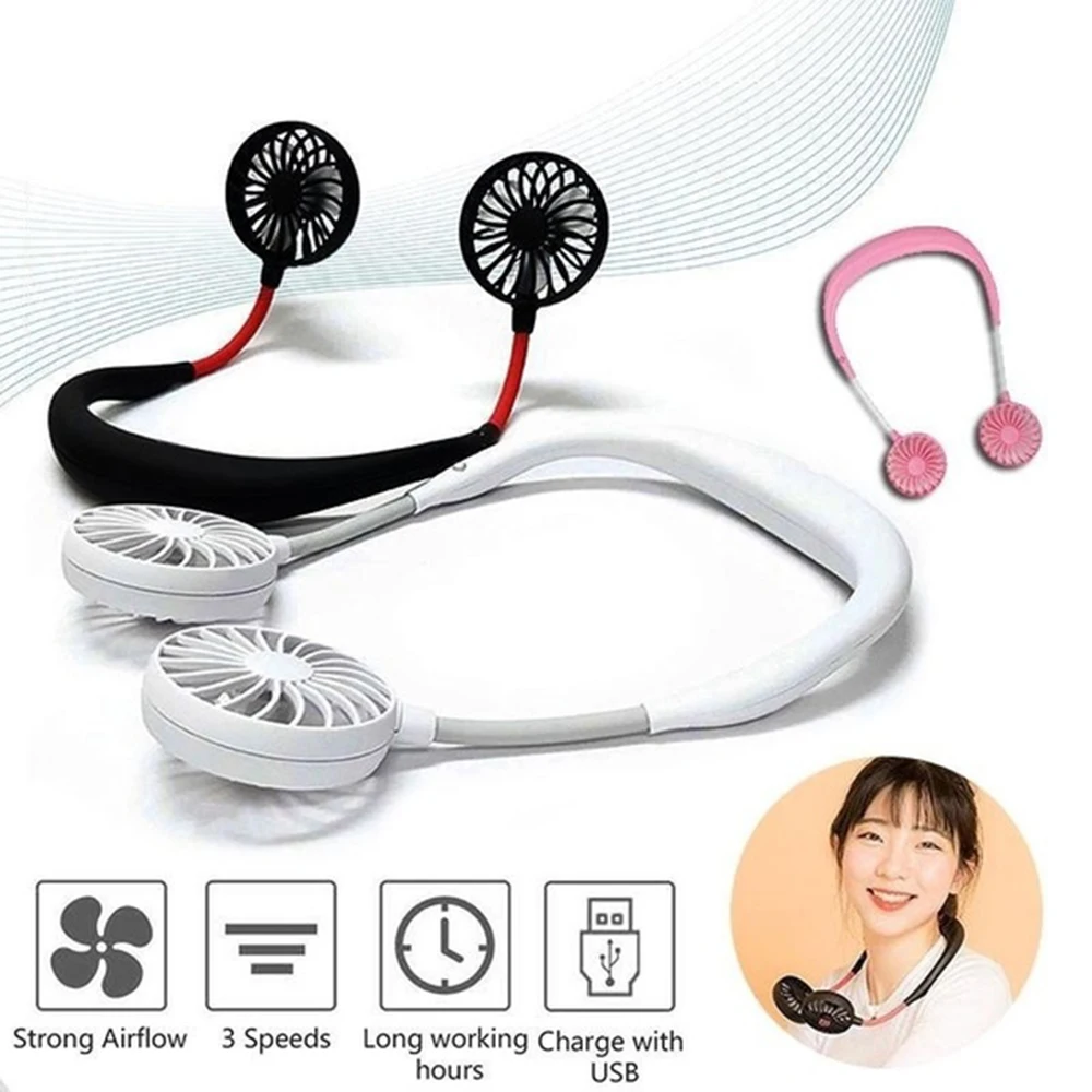 2019 Portable Summer Cooling Fan Explosion Models Hanging Neck Fan Lazy Outdoor Sports USB Charging Mini Fan
2019 Portable Summer Cooling Fan Explosion Models Hanging Neck Fan Lazy Outdoor Sports USB Charging Mini Fan