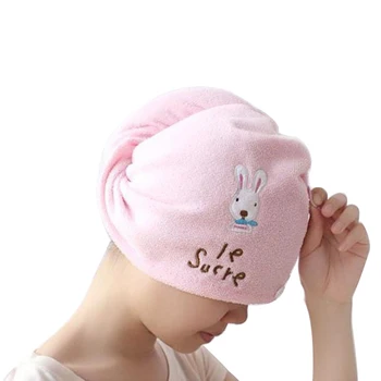 New and High Quality Dry Hair Hat Cartoon Cotton Magic Drying Towel Quick Dry Bath Hair Drier cap Head Wrap Abosrbent
New and High Quality Dry Hair Hat Cartoon Cotton Magic Drying Towel Quick Dry Bath Hair Drier cap Head Wrap Abosrbent