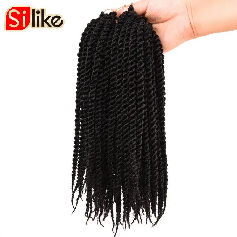 Silike 10 inch Senegalese Twist Crotchet Hair Extensions 24 Stands/Pack Synthetic Crochet Pure Color Braids For Kids
Silike 10 inch Senegalese Twist Crotchet Hair Extensions 24 Stands/Pack Synthetic Crochet Pure Color Braids For Kids