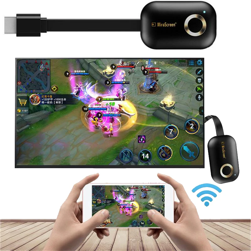 2.4G or 5G HDMI Wireless WiFi Display Video Adapter HDTV Stick Cast Link Mirroring For iPhone iOS Android Phone to TV Projector
2.4G or 5G HDMI Wireless WiFi Display Video Adapter HDTV Stick Cast Link Mirroring For iPhone iOS Android Phone to TV Projector