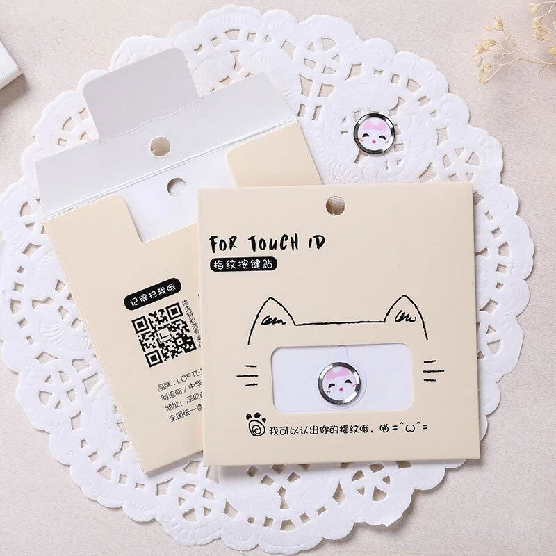 Cartoon cute Touch ID Home Button Sticker For iPhone,Ipad air,Fingerprint Identification Keypad,99% sensitive touching thin
Cartoon cute Touch ID Home Button Sticker For iPhone,Ipad air,Fingerprint Identification Keypad,99% sensitive touching thin