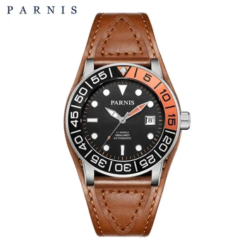 Brand Style Men's Menchanical Watches Parnis Automatic Military Watch Men New Design Dial Luminous Sapphire Leather Waterproof
Brand Style Men's Menchanical Watches Parnis Automatic Military Watch Men New Design Dial Luminous Sapphire Leather Waterproof