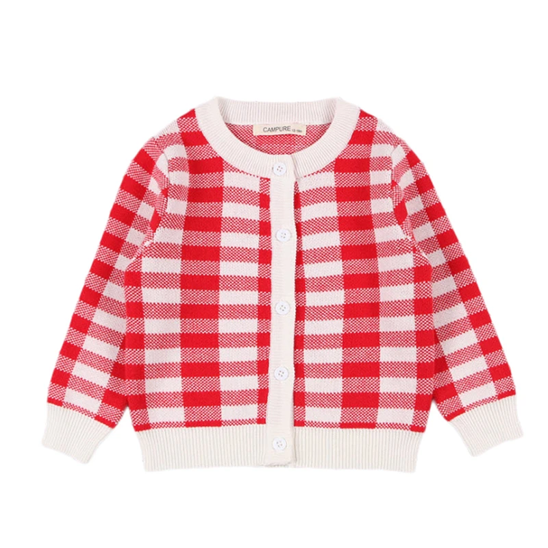 Boys Girls Knitted Sweaters 2018 New Autumn Winter Kids Plaid Cardigan Children Clothing Age For 12M-6Y GW101
Boys Girls Knitted Sweaters 2018 New Autumn Winter Kids Plaid Cardigan Children Clothing Age For 12M-6Y GW101