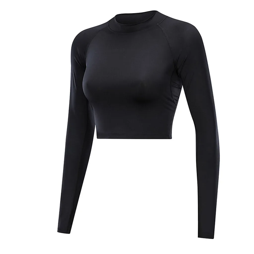Fashion Blouse Women Solid Color Long Sleeve Tight Fitness Running Jackets Womens Tops and Blouses Blusas Mujer de Moda 2019
Fashion Blouse Women Solid Color Long Sleeve Tight Fitness Running Jackets Womens Tops and Blouses Blusas Mujer de Moda 2019