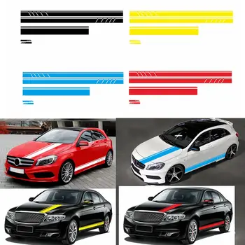 1pcs Automobile Side Skirt Sill Stripe Body Decals Sticker Car Sticker Car Styling Side Stripes Decorative Stickers Decal
1pcs Automobile Side Skirt Sill Stripe Body Decals Sticker Car Sticker Car Styling Side Stripes Decorative Stickers Decal
