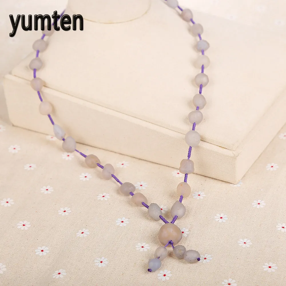 Yumten Natural Agate Original stone Necklace Women Sweater Chain Retro Fashion Gift Popular Reiki Collares Colar Chocker Boho
Yumten Natural Agate Original stone Necklace Women Sweater Chain Retro Fashion Gift Popular Reiki Collares Colar Chocker Boho