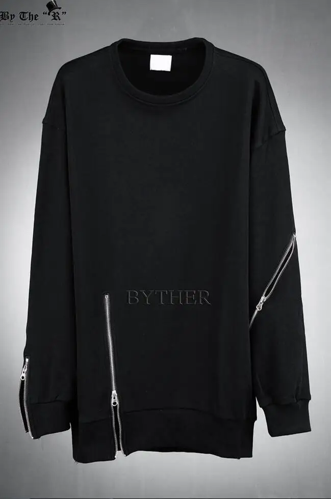 S-5XL ! Korean fashion Casual goths zipper men's T-shirt clothes punk long-sleeve T-shirt plus size hip-hop clothing !
S-5XL ! Korean fashion Casual goths zipper men's T-shirt clothes punk long-sleeve T-shirt plus size hip-hop clothing !